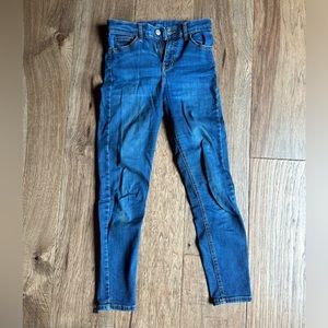 Top Shop blue skinny jeans